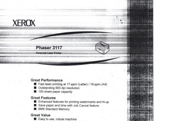 Xerox Servisi - Xerox Yazıcı Sayfanın yarısı boş